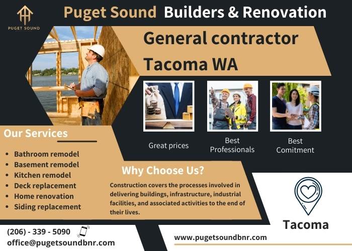 Banner driving to action - General contractor Tacoma WA - puget soundbnr
