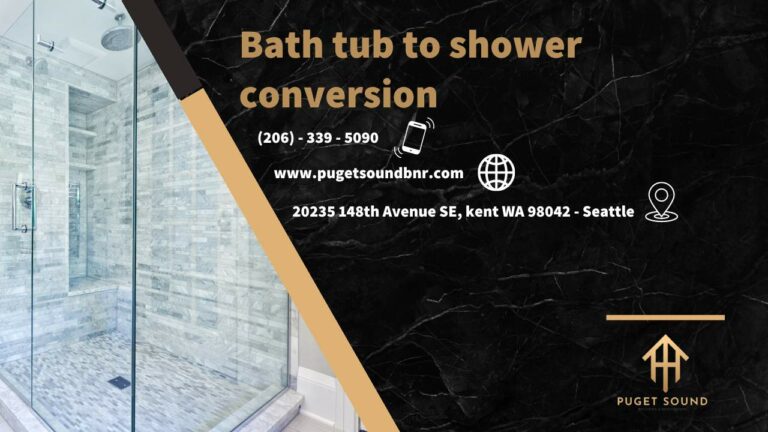Bath tub to shower conversion - puget sound