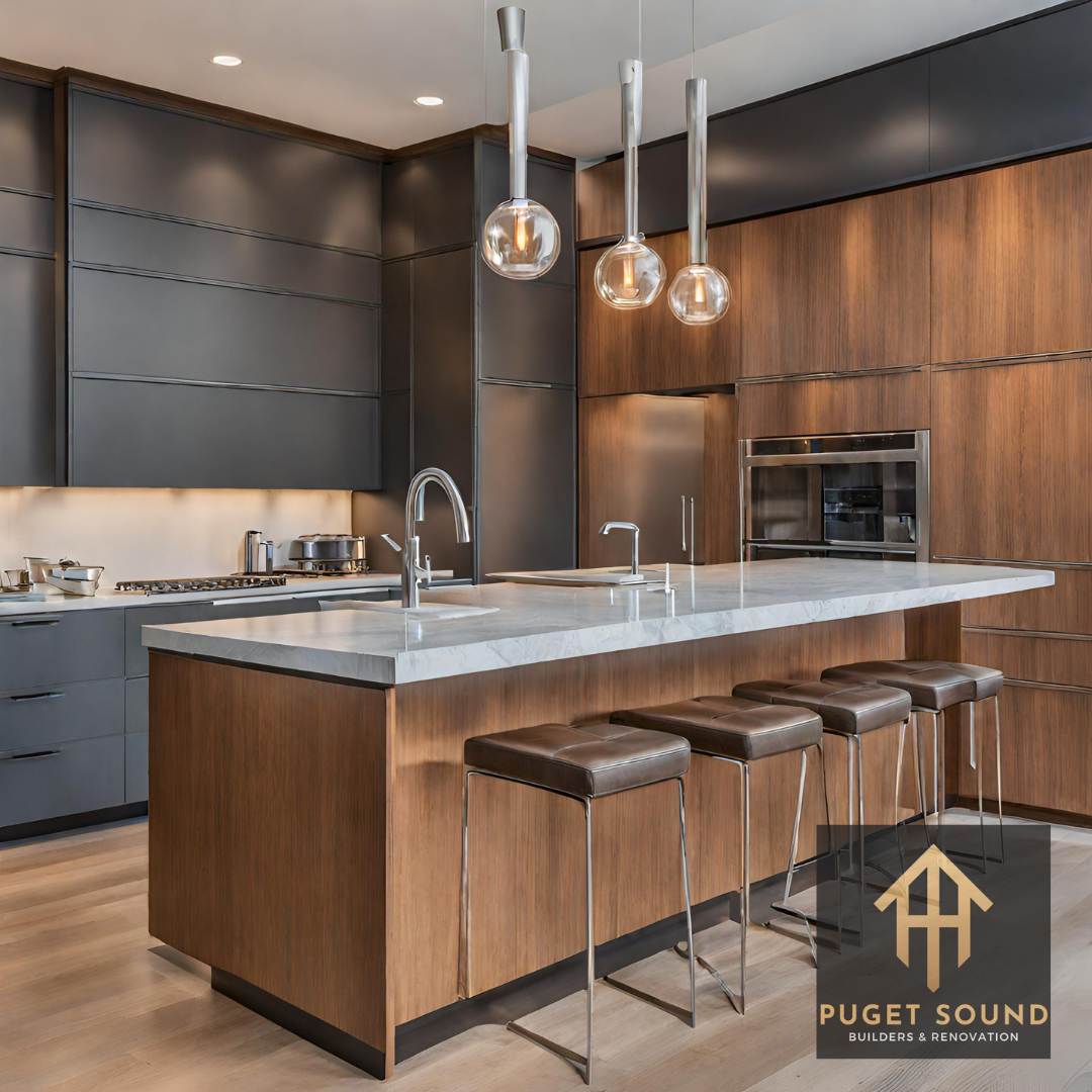 modern custom cabinetry styles offered highlighting different materials, finishes, and organizational features in Seattle Washington (1)