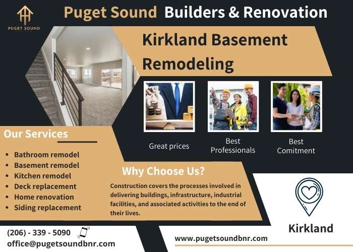 Banner driving to action - Kirkland Basement Remodeling - puget soundbnr